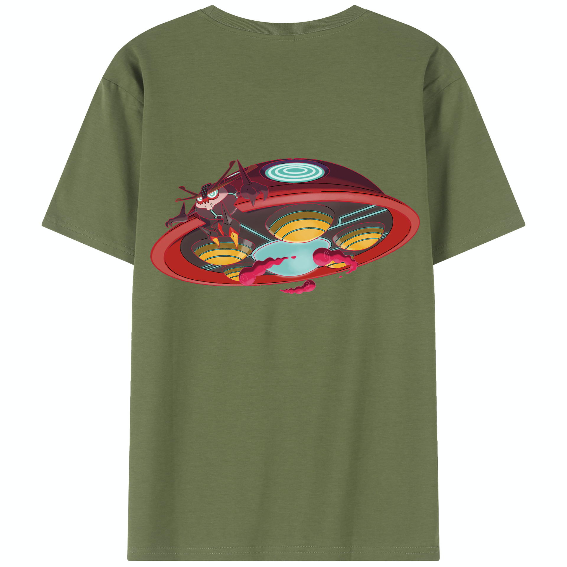 （画像用） ポケットモンスター Pokémon 綿100％半袖Tシャツ（背面プリント）